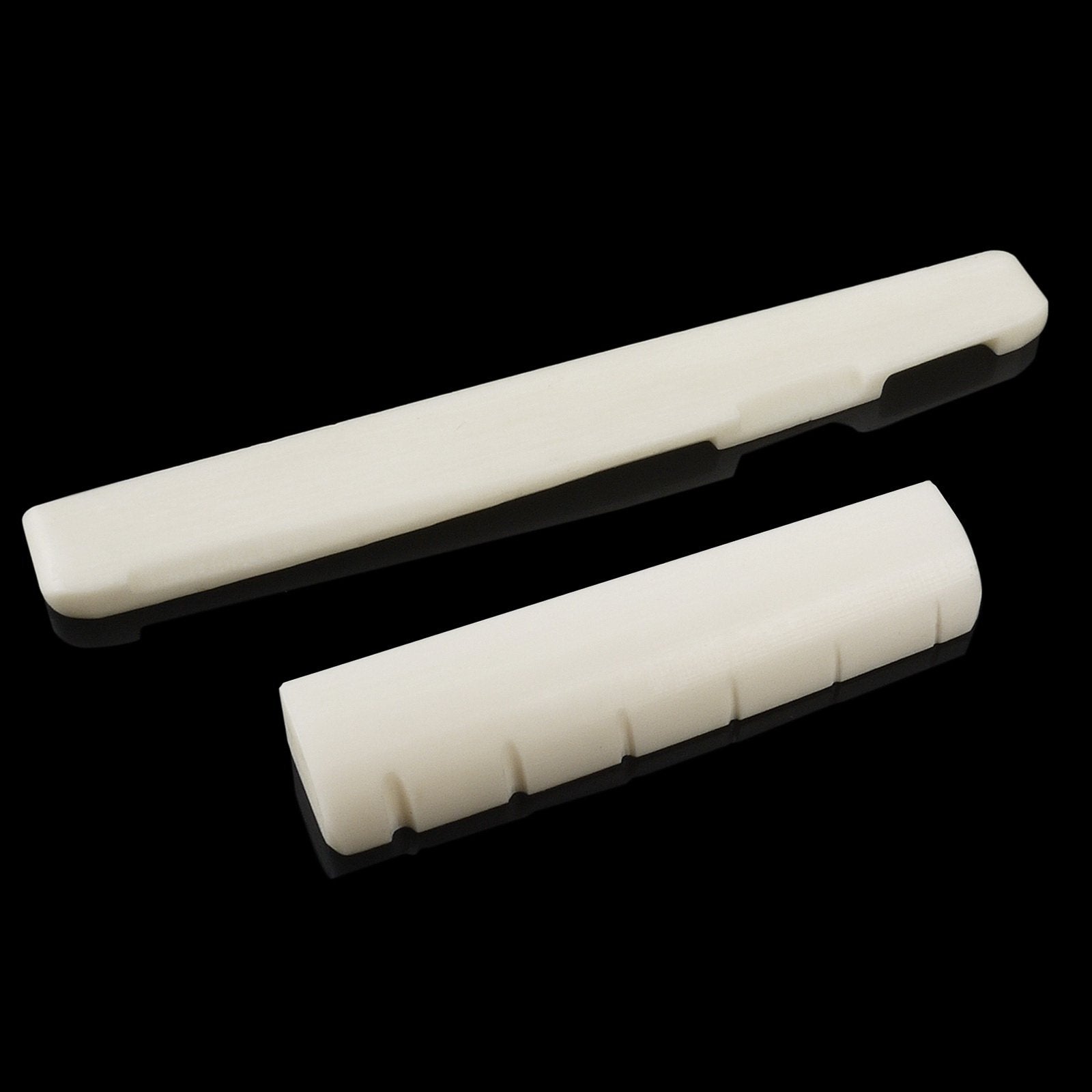 Mrpower 6 Strings Guitar Bone Bridge Saddle And Nut Made Of Real Bone (For Acoustic)